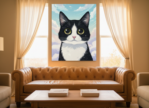 anime portrait — canvas