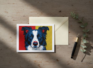popart portrait — card