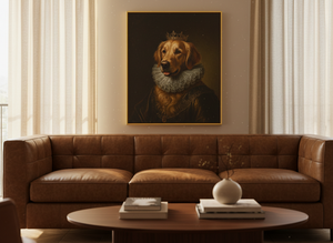 renaissance portrait — canvas