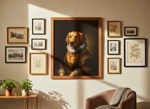renaissance portrait — framed