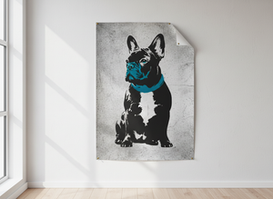 stencil portrait — poster