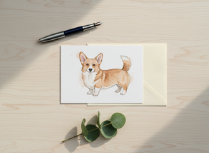 watercolor portrait — card