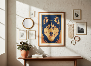 wildcard portrait — framed