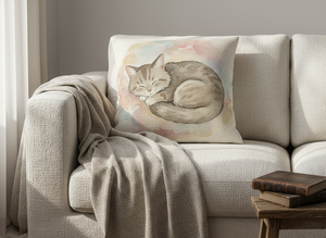 ghibli portrait — pillow